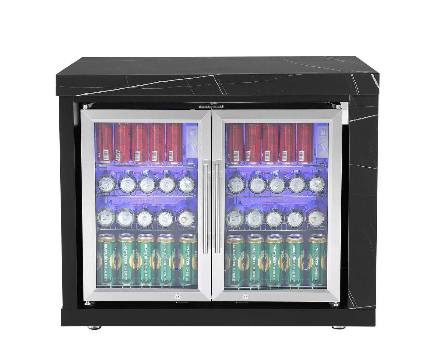 Rockpool Black 6B + 23” Kamado Smoker : Designer Outdoor Kitchen BBQ Package Inc Wok Burner, Fridge, Sink, Rotisserie & BBQ Covers