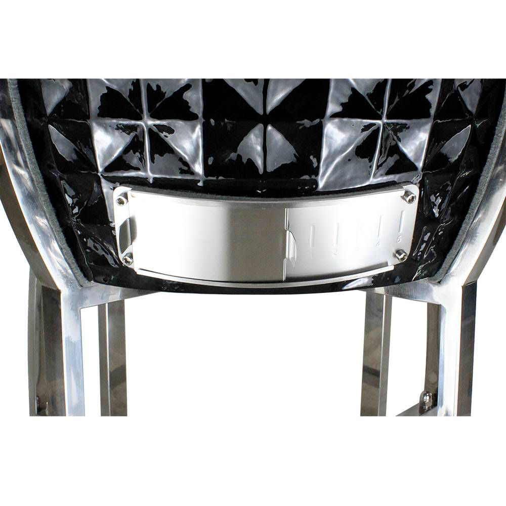 Rockpool Black 6B + 23” Kamado Smoker : Designer Outdoor Kitchen BBQ Package Inc Wok Burner, Fridge, Sink, Rotisserie & BBQ Covers