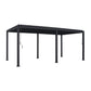 GazeboMate Aluminum Louvre Gazebo Pergola 3.6M x 7.2M Black/White Click & Collect