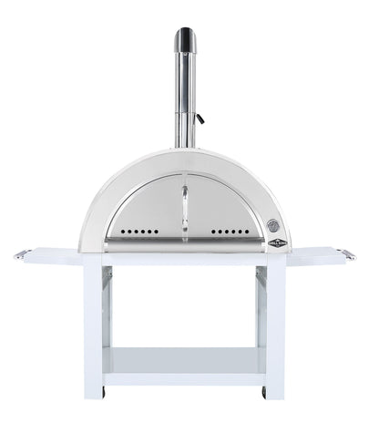 test rey 1 Grill King 30 Inch Charcoal Pizza Oven Outdoor In Black Stainless Steel Artisan Wood-Fired Charcoal Pizza Bread Oven BBQ Grill