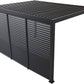 Aluminum Louvered Wall, Side Shade Privacy Screen Panel Suitable for GazeboMate Pergola Gazebo only. Pergola NOT Included. (Black/Charcoal)
