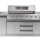 4B + Wok 304 Stainless BBQ Kitchen: 304 Steel, 1DR Fridge & 2DR Sink – Click & Collect in VIC, NSW, QLD