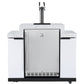 Rockpool White 6B + 118L Kegerator : Designer Outdoor Kitchen BBQ Package Inc Wok Burner, Fridge, Sink, Rotisserie & BBQ Covers.