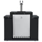 KEGERATOR/BEER DISPENSER MACHINE + STORAGE MODULE SUITABLE FOR ROCKPOOL BLACK  BBQ KITCHEN SERIES