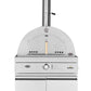 22” Gas Pizza Oven Module: Suits Hurricane BBQ Kitchen Inc Pizza Oven, Trolley, Cabinet Shelves, Castors, Twin Pizza Level, Pizza Peel