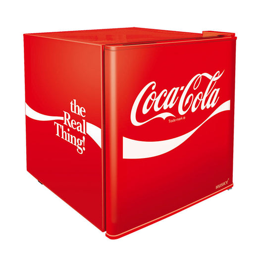 Husky 43L Solid Door Coca-Cola Coke Indoor Bar & Drinks Fridge (CKK43-207)