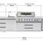 Hurricane 6-Burner Outdoor Kitchen: Stainless Steel, Fridge, Sink, Wok & Rear Infrared Burner Click & Collect NSW, QLD, VIC