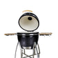 Grill King 27” Kamado Ceramic Charcoal Grill With Trolley & Side Tables