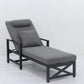 Sunlounge Pro: Black Aluminium Executive Edition