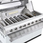 Rockpool White 6B + 118L Kegerator : Designer Outdoor Kitchen BBQ Package Inc Wok Burner, Fridge, Sink, Rotisserie & BBQ Covers.