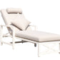 Sunlounge Pro: White Aluminium Executive Edition